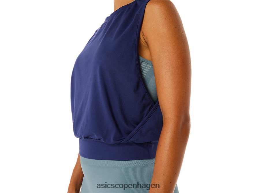 Asics nagino flex ærmeløs top indigo blå Z206F62145