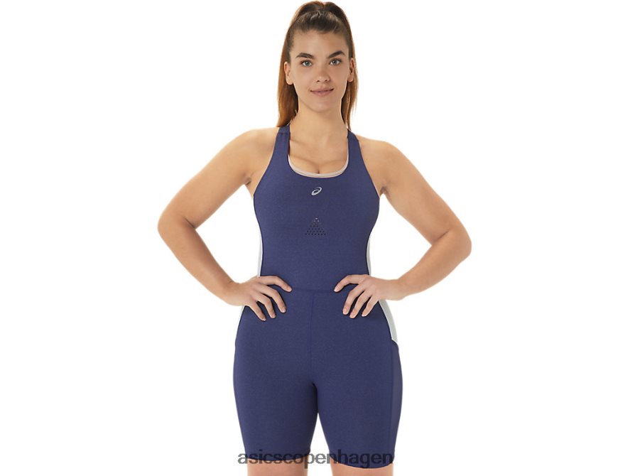 Asics nagino køre unitard indigo blå lyng/himmel Z206F62246