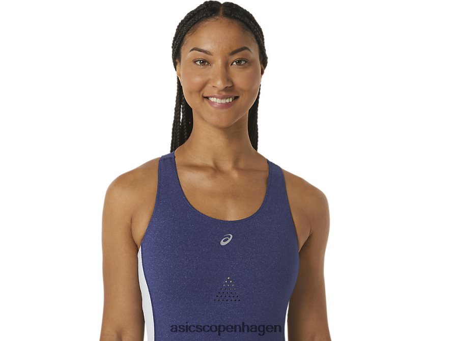 Asics nagino køre unitard indigo blå lyng/himmel Z206F62246