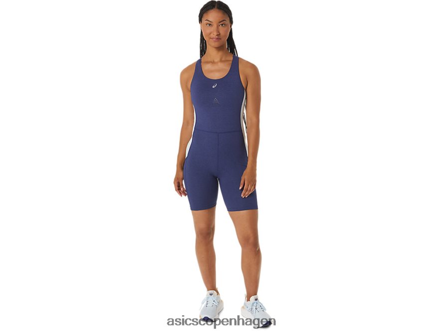 Asics nagino køre unitard indigo blå lyng/himmel Z206F62246