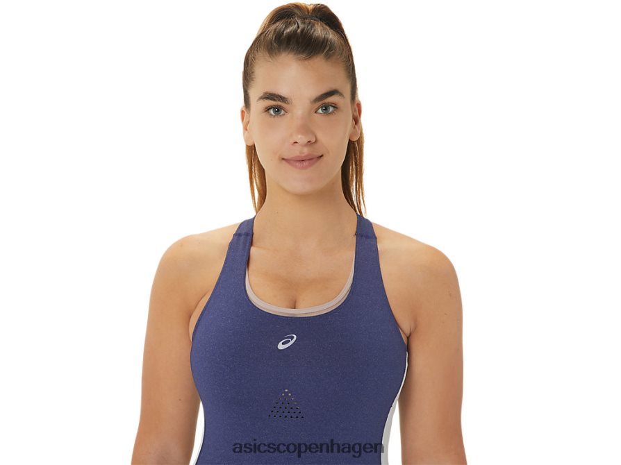 Asics nagino køre unitard indigo blå lyng/himmel Z206F62246