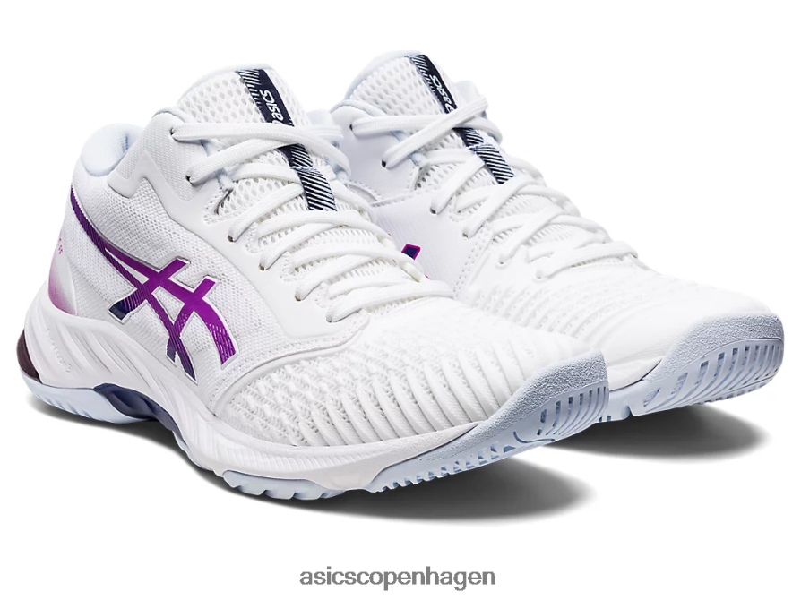 Asics netbrænder ballistisk ff mt 3 hvid/orkidé Z206F63100