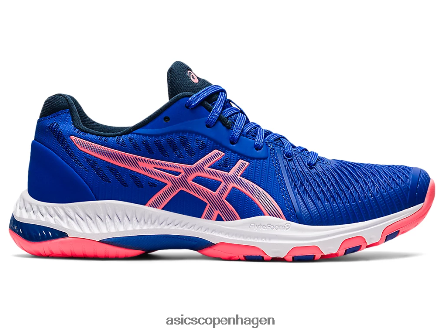 Asics netburner ballistic ff 2 lapis lazuli blå/flammende koral Z206F62356