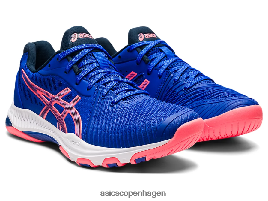 Asics netburner ballistic ff 2 lapis lazuli blå/flammende koral Z206F62356