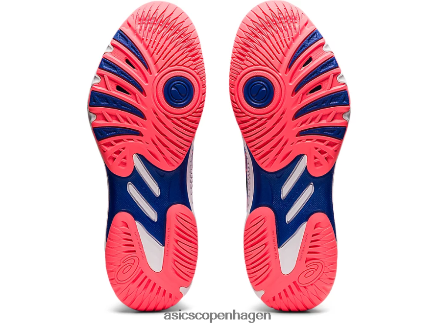 Asics netburner ballistic ff 2 lapis lazuli blå/flammende koral Z206F62356