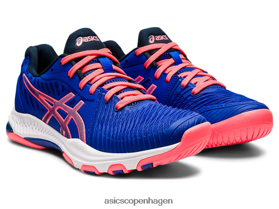 Asics netburner ballistic ff 2 lapis lazuli blå/flammende koral Z206F62356