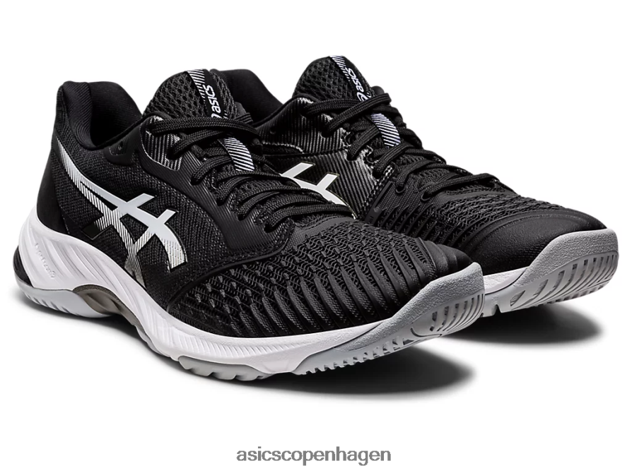 Asics netburner ballistic ff 3 sort hvid Z206F61162