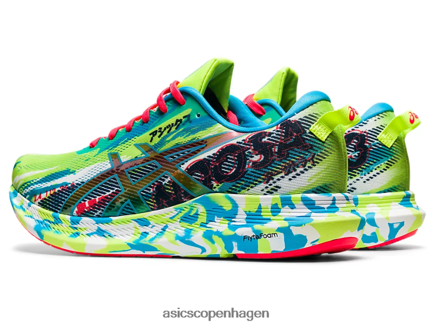 Asics noosa tri 13 hazard grøn/digital aqua Z206F61908