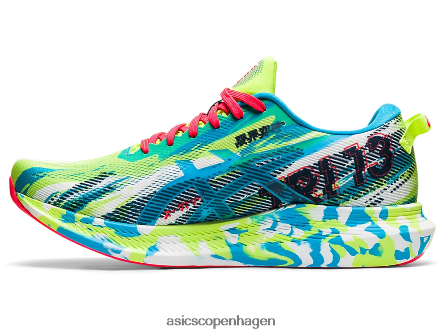 Asics noosa tri 13 hazard grøn/digital aqua Z206F61908