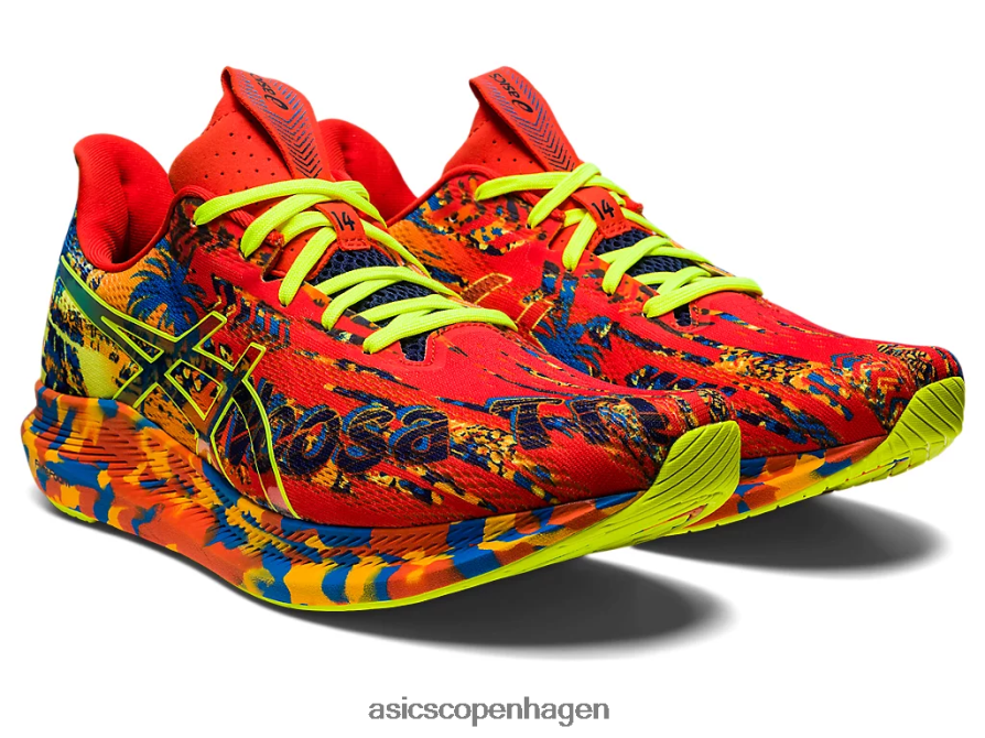 Asics noosa tri 14 cherrytomat/sikkerhedsgul Z206F61155