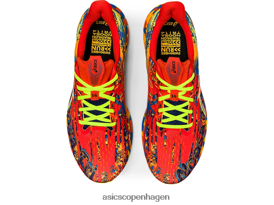 Asics noosa tri 14 cherrytomat/sikkerhedsgul Z206F61155