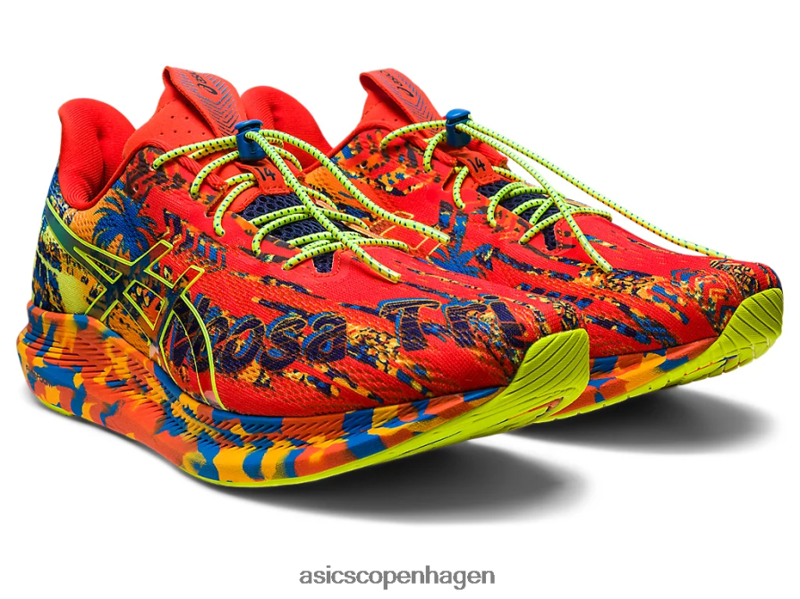 Asics noosa tri 14 cherrytomat/sikkerhedsgul Z206F61155