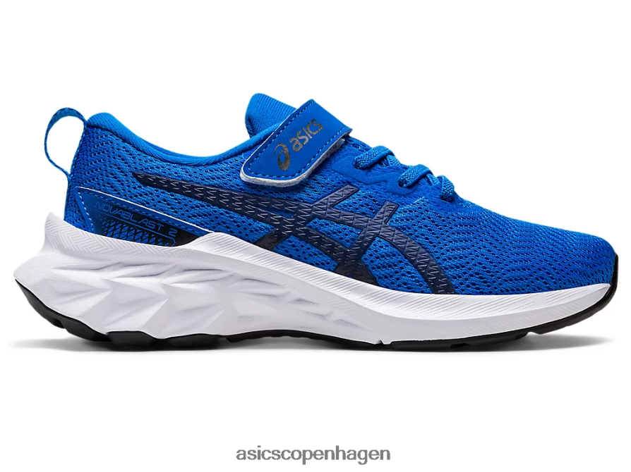 Asics novablast 2 førskole elektrisk blå/dybt hav Z206F64392