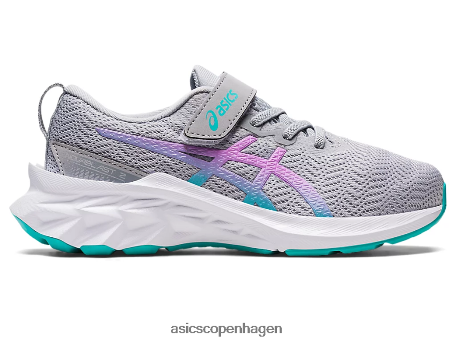 Asics novablast 2 førskole piemontegrå/lavendel glød Z206F64431