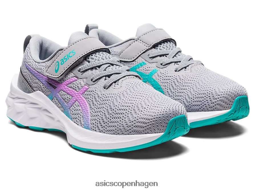 Asics novablast 2 førskole piemontegrå/lavendel glød Z206F64431