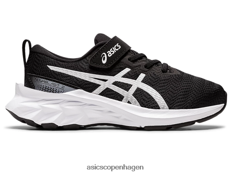 Asics novablast 2 førskole sort hvid Z206F64417