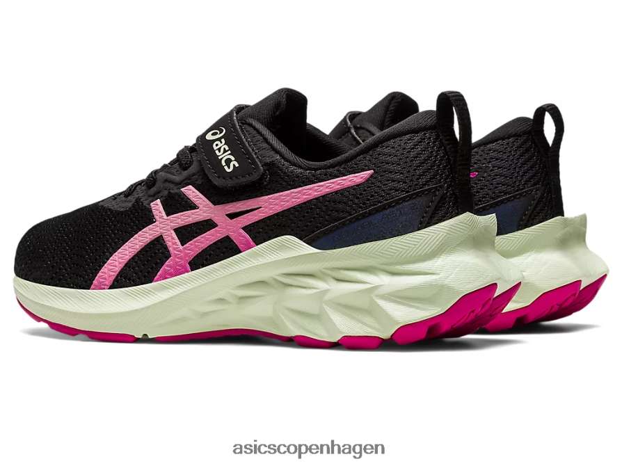 Asics novablast 2 førskole sort/frugt punch Z206F64225
