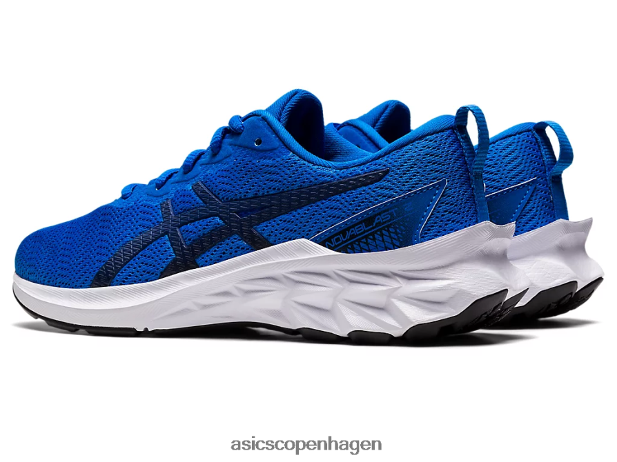Asics novablast 2 klasse skole elektrisk blå/dybt hav Z206F64433