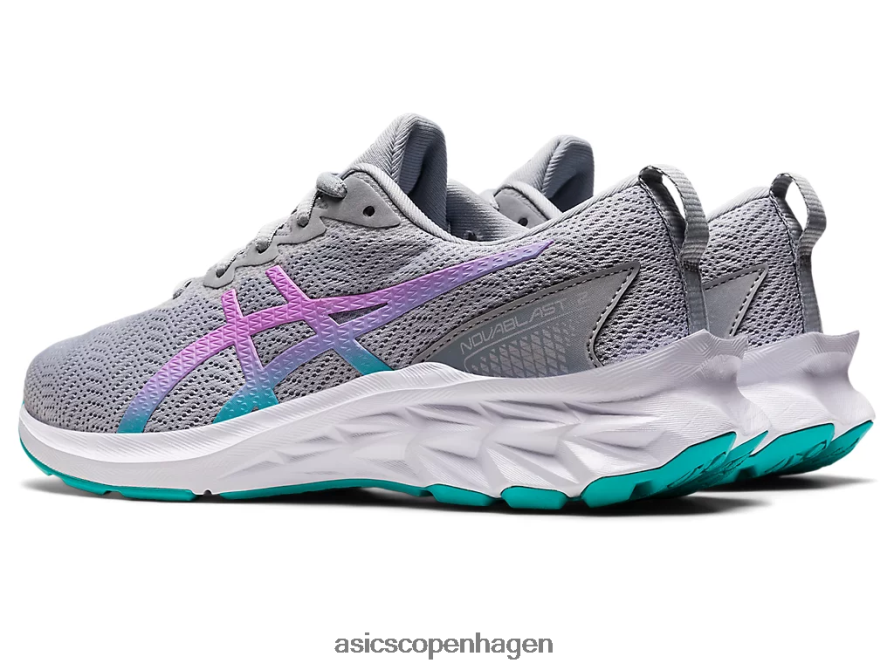 Asics novablast 2 klasse skole piemontegrå/lavendel glød Z206F64427