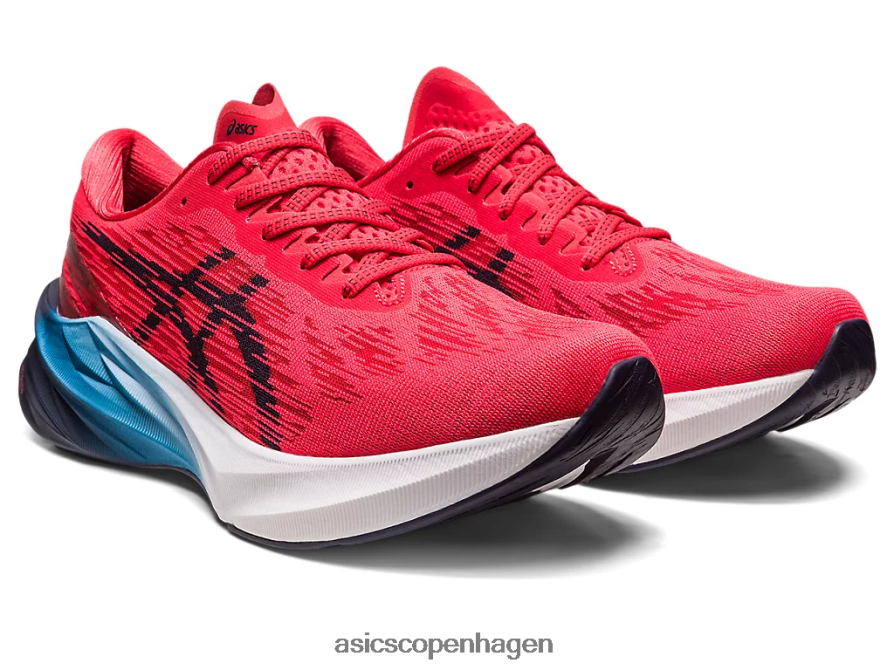 Asics novablast 3 elektrisk rød/midnat Z206F6396