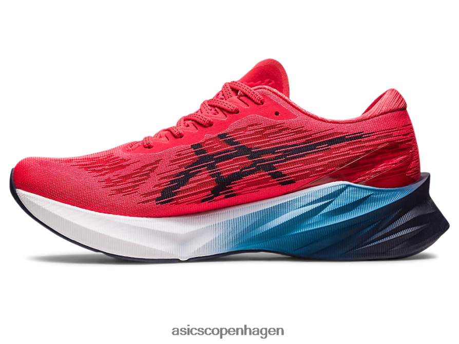 Asics novablast 3 elektrisk rød/midnat Z206F6396