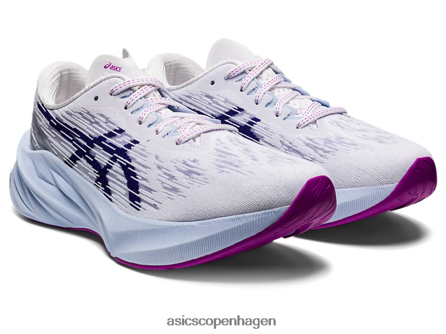 Asics novablast 3 hvid/dykke blå Z206F62887