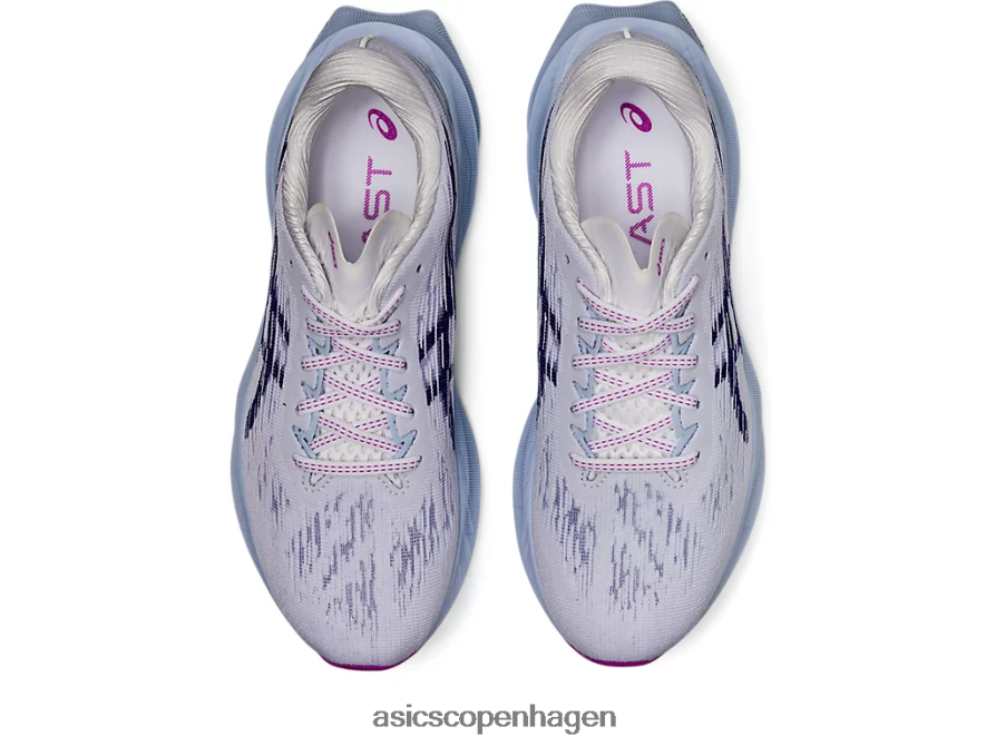 Asics novablast 3 hvid/dykke blå Z206F62887