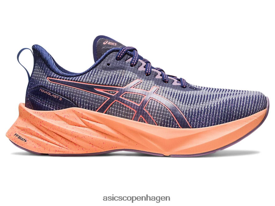 Asics novablast 3 le indigo blå/papaya Z206F62291