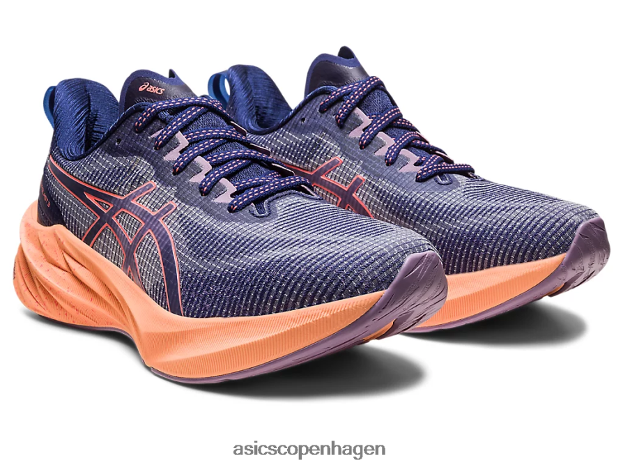 Asics novablast 3 le indigo blå/papaya Z206F62291