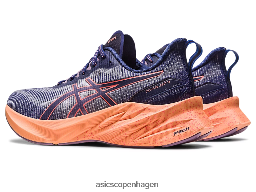Asics novablast 3 le indigo blå/papaya Z206F62291