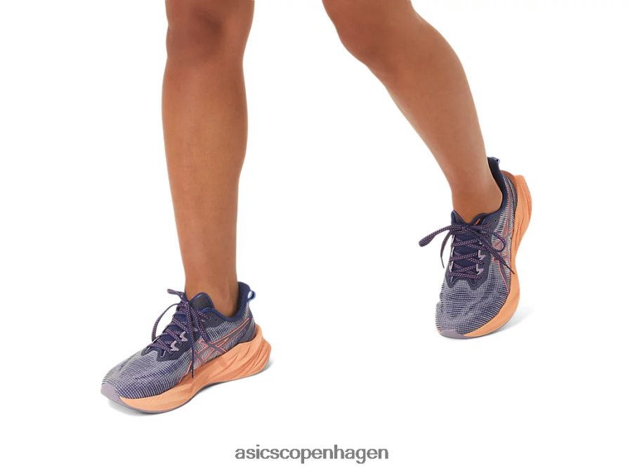 Asics novablast 3 le indigo blå/papaya Z206F62291