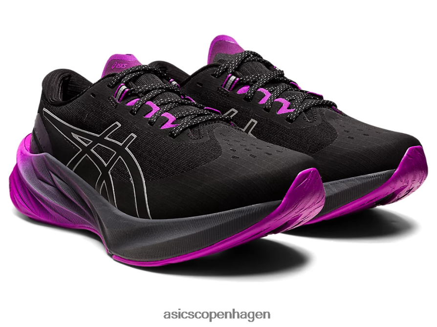 Asics novablast 3 lite-show sort/orkidé Z206F62702