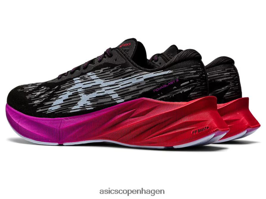 Asics novablast 3 sort/blød himmel Z206F62865