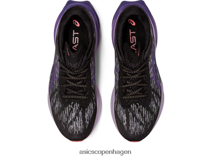 Asics novablast 3 sort/støvet lilla Z206F62460