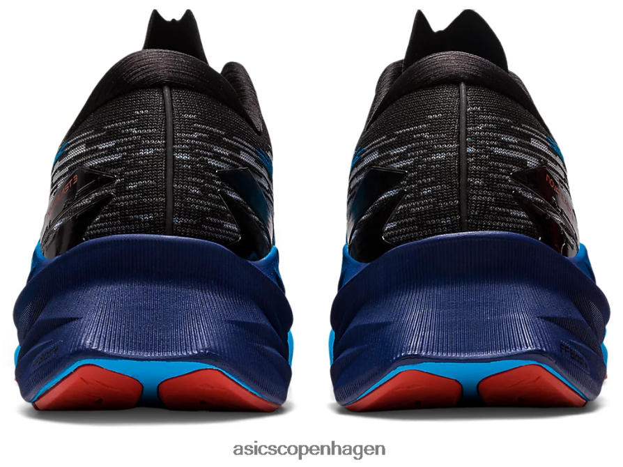 Asics novablast 3 sort/øblå Z206F6377