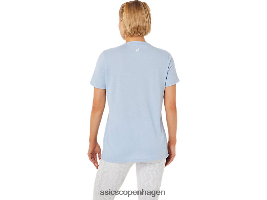 Asics ny stærk 92 grafisk t-shirt tåge/glødende gul Z206F63761