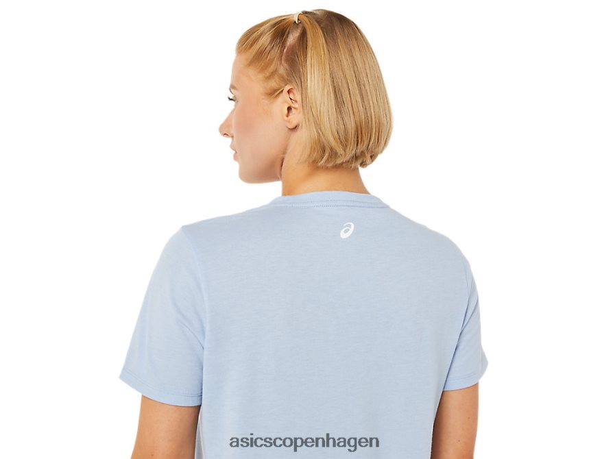 Asics ny stærk 92 grafisk t-shirt tåge/glødende gul Z206F63761