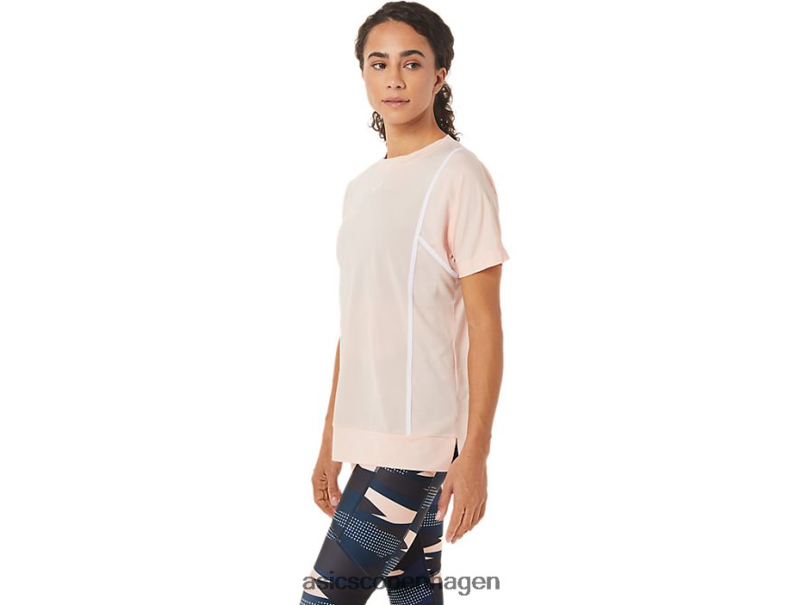 Asics ny stærk 92 kortærmet top brise/strålende hvid Z206F63281