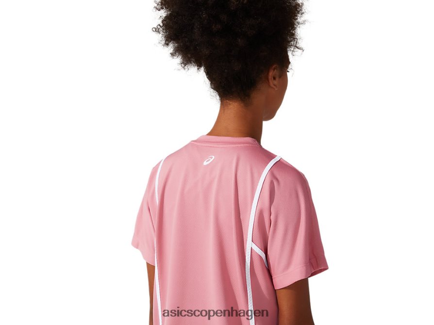 Asics ny stærk 92 kortærmet top smokey rose/brilliant white Z206F63817