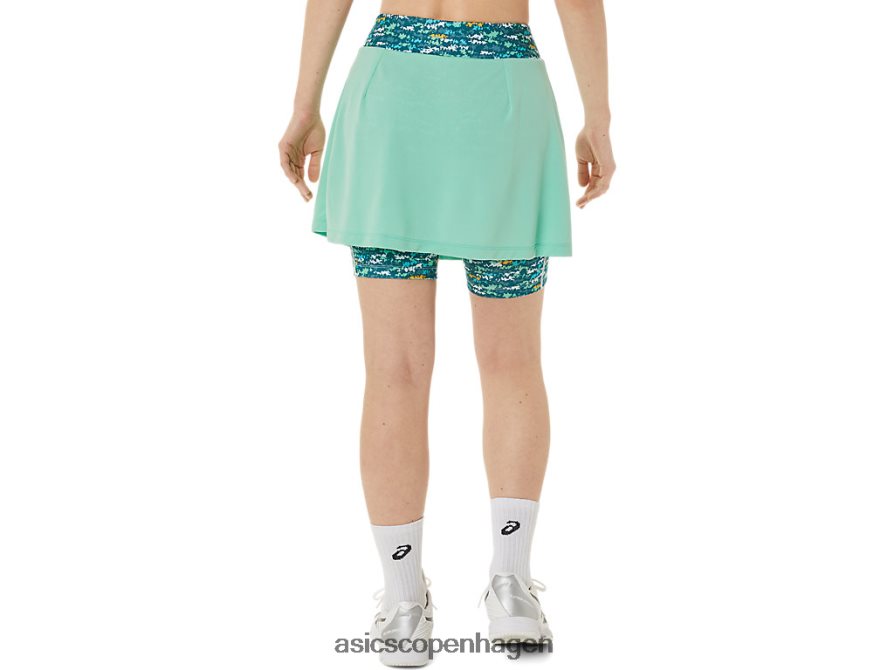 Asics ny stærk 92 skort seafoam/tennis japan børstet aop Z206F63057
