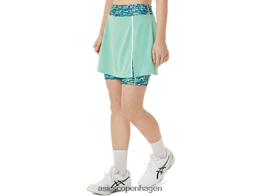 Asics ny stærk 92 skort seafoam/tennis japan børstet aop Z206F63057