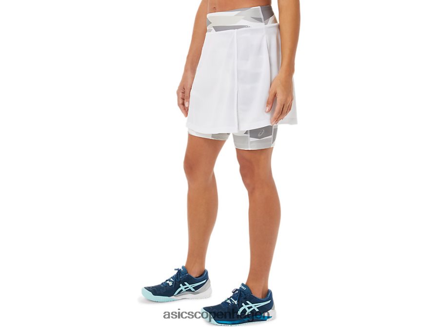 Asics ny stærk 92 skort strålende hvid Z206F63276