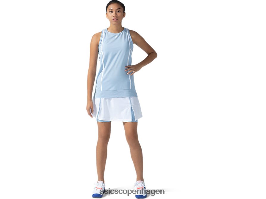 Asics ny stærk 92 skort strålende hvidt/mist print Z206F63824