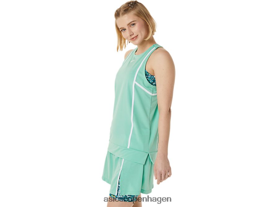 Asics ny stærk 92 tank havskum/brilliant hvid Z206F63058