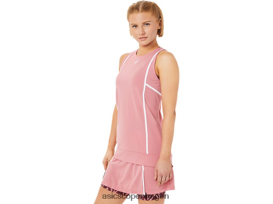 Asics ny stærk 92 tank smokey rose/brilliant white Z206F63816