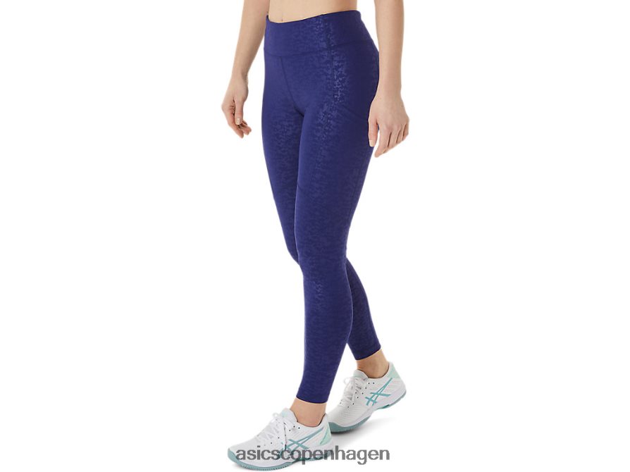 Asics ny stærk 92 trykt stram japan børstet præg dyk blå Z206F63034