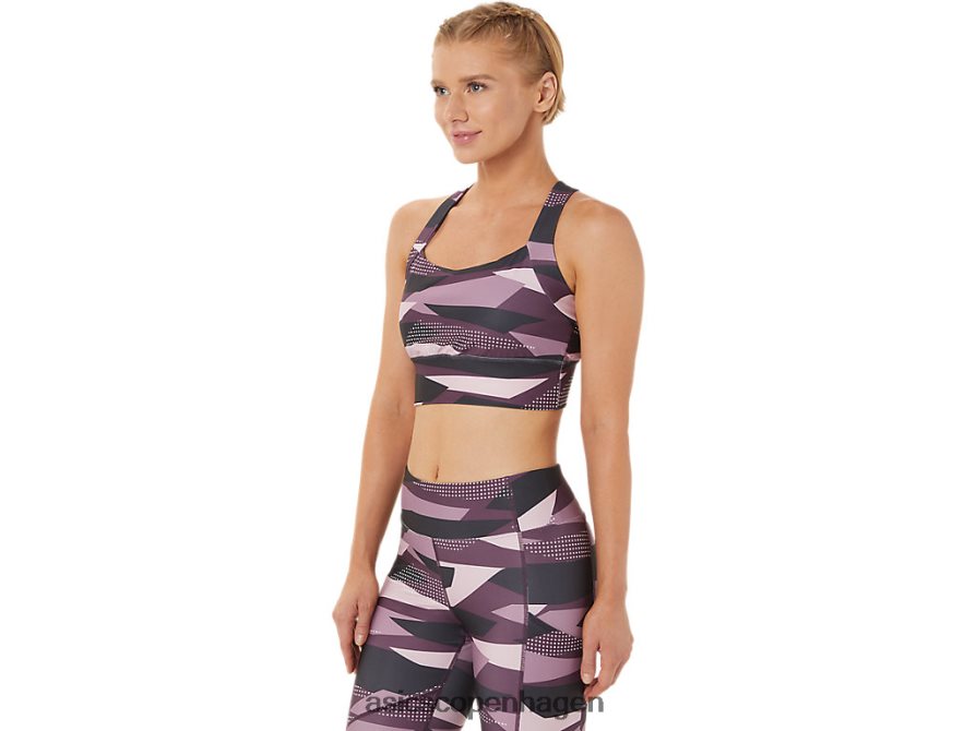 Asics ny stærk bh med 92 print knap rosentryk Z206F63337