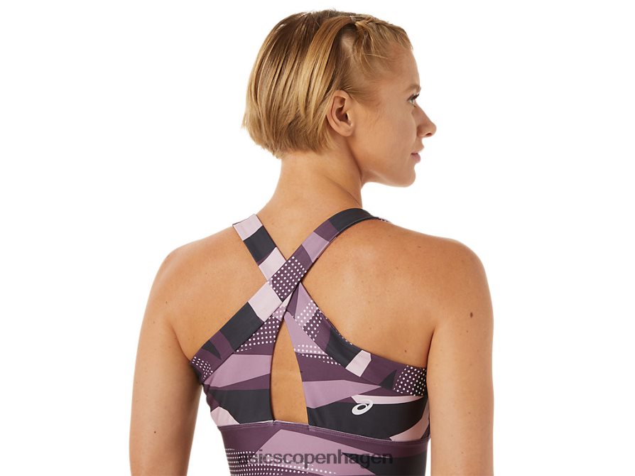 Asics ny stærk bh med 92 print knap rosentryk Z206F63337