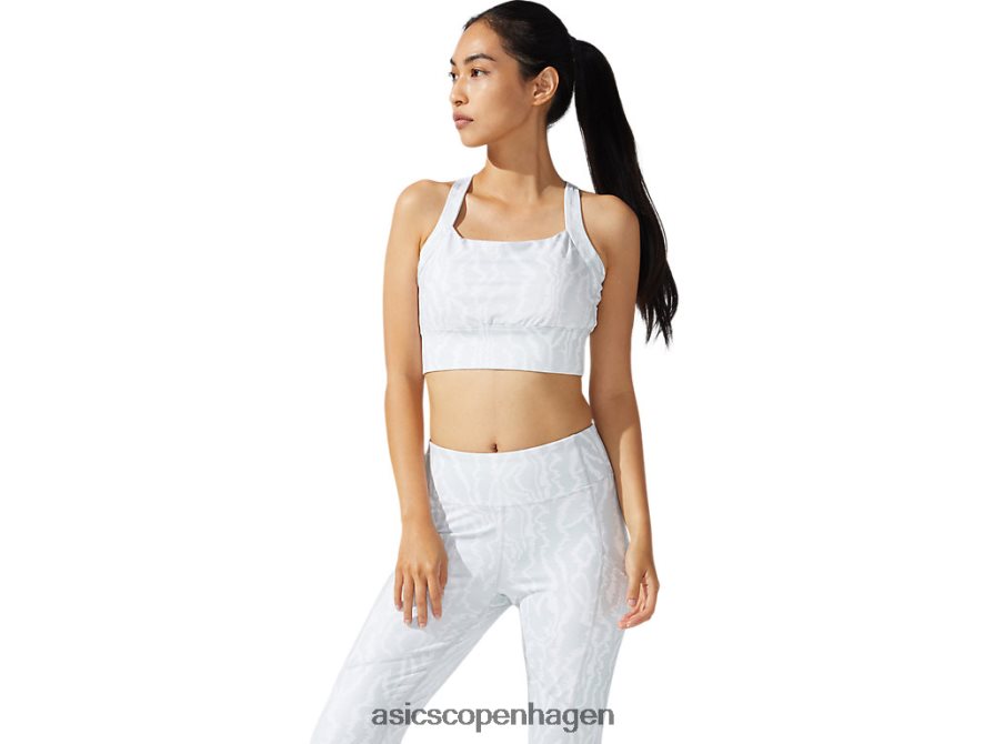 Asics ny stærk bh med 92 print strålende hvidt print Z206F63776
