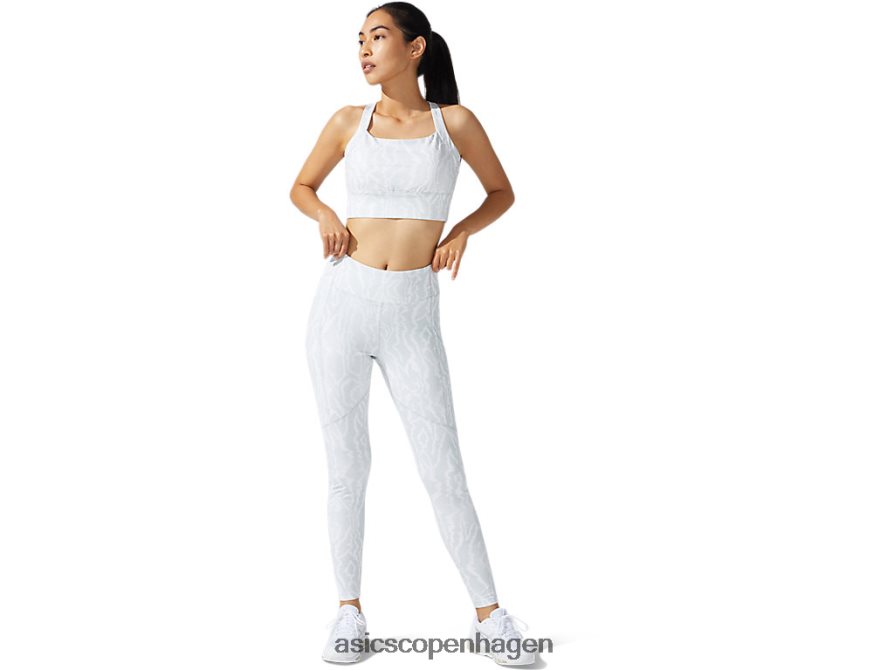 Asics ny stærk bh med 92 print strålende hvidt print Z206F63776